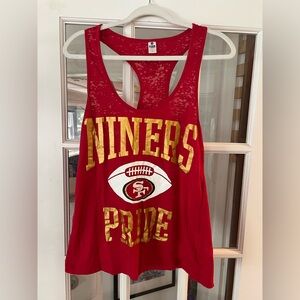 VS PINK San Francisco 49ers tank top Large